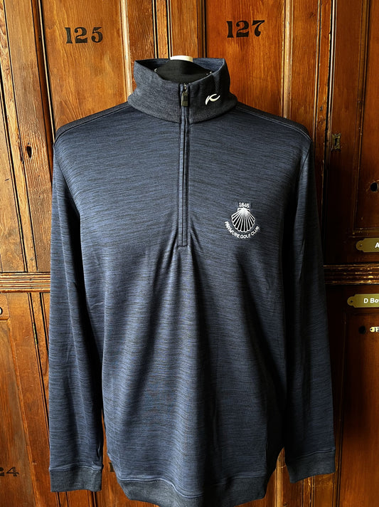 Liam Techwool Ribbed Hem Half-Zip