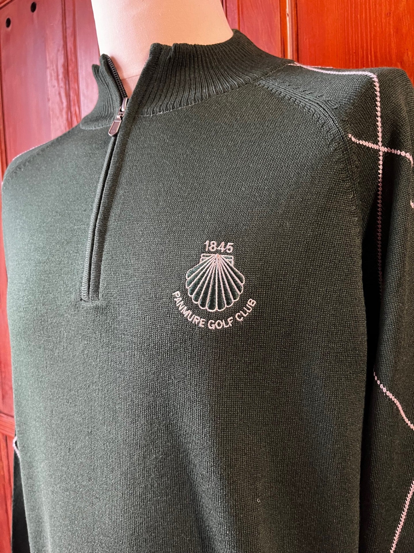 Tommy Merino Zip Neck Jumper