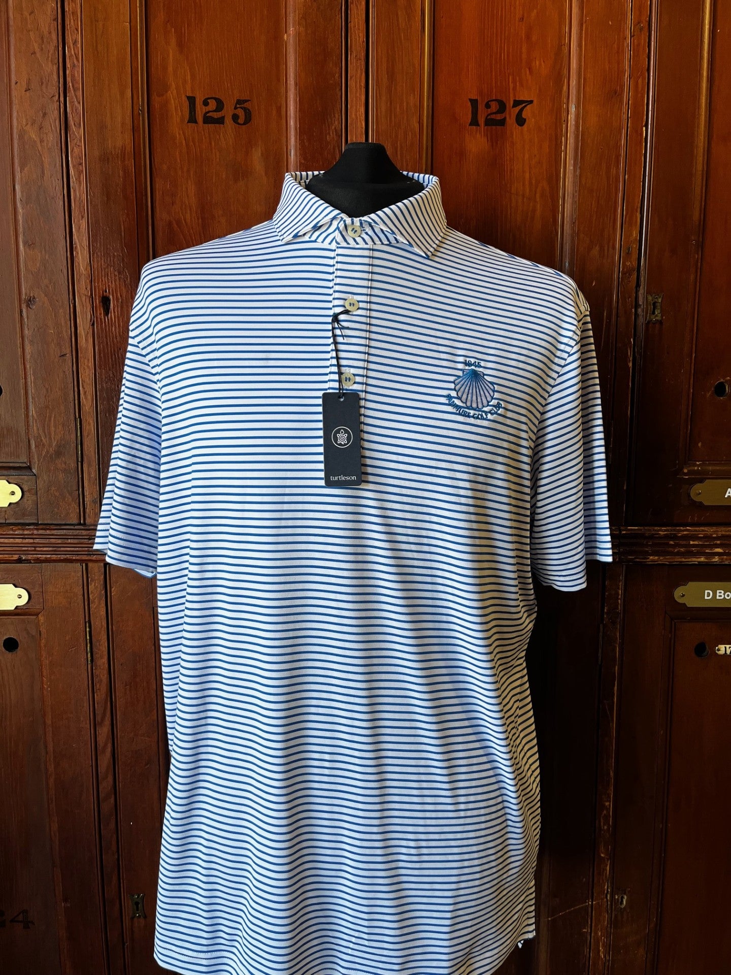 Mathew Stripe Performance Polo